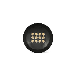 floor recessed luminaire TRAS LED IP67, black matt 