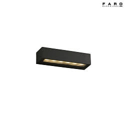 Applique da esterno DORO 220 2-Lampadine LED IP65, grigio scuro 