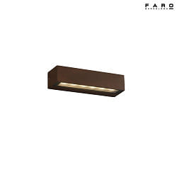 Applique da esterno DORO 220 2-Lampadine LED IP65, marrone arruginito 