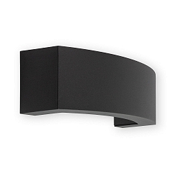 Lampada da parete ANCORA E27 IP44, grigio scuro 