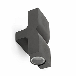 Outdoor Wandleuchte KLAMP 2L GU10, IP44, dunkelgrau