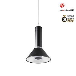 table lamp FUJI LED IP44, satined, black 