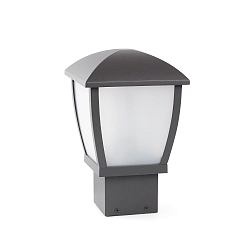 Luminaire d'alles WILMA E27 IP44, gris fonc 
