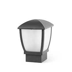 Luminaire d'alles WILMA E27 IP44, gris fonc 