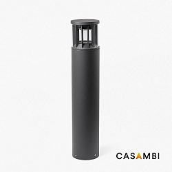 bollard lamp SCREEN LED IP65, dark grey dimmable