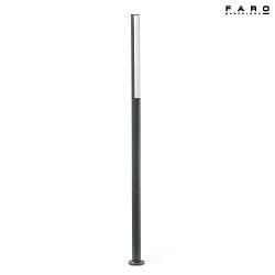 Borne d'éclairage BERET 1800 LED IP54, gris foncé 