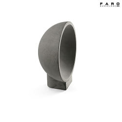 Luminaire d'allées GAIA LED IP44, gris foncé 