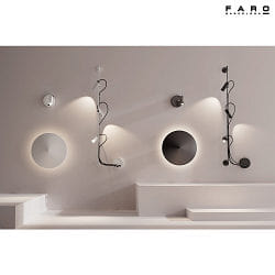 outdoor wall luminaire CLAP 3 flames LED IP65, white 