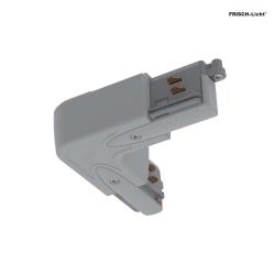 3-Phase track Corner connector 90, Earth conductor universal, white