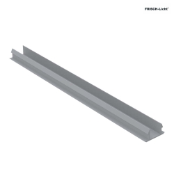 3-Phase track Cover profile, 2m, white