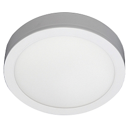 LED Aufbau-Downlight, flach, rund,  30cm, 120, 20W, 3000/4000/6500K, 2400lm, IP54, IK05, UGR<19, wei