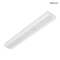 LED Aufbauleuchte, 98cm, 90, 67W, 4000K, 10100lm, CRI 80, ballwurfsicher, Linsenoptik, IP65, wei, DALI dimmbar