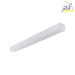 LED Wannenleuchte, IP50, kantig, opal, schaltbar, wei, 126cm, 35W 3000K 4500lm