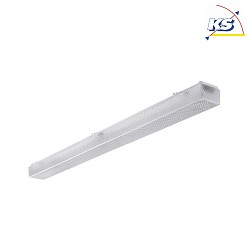LED Wannenleuchte, IP50, kantig, prismatisch, schaltbar, wei, 156cm, 54W 4000K 6900lm