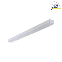 LED Wannenleuchte, IP50, opal,schaltbar, wei, 157cm, 54W 3000K 6300lm