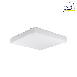 LED Wannenleuchte, IP50, kantig, quadratisch, opal, wei, 65x65cm, 56W 3000K 5200lm