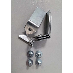 Befestigungssatz fr LED Einbau-Rasterleuchte ERL1x 1151T.xx84x, fr gesgte Decken, grau