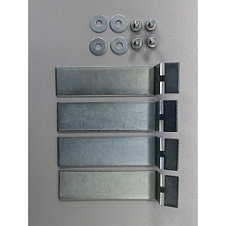 Zubehr fr LED Einbau-Rasterleuchte ERB4x- ballwurfsicherer Befestigungssatz, 4 Stck, verzinkt