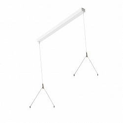 Canop�e FL-PLN232063MP.8284L / FL-PLN242063MP.8584L contr�lable par DALI, bloc d'alimentation inclus, blanche