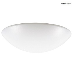 Abdeckung fr LED Wand-/Deckenleuchte,  60cm, bombiert, IK02, PMMA, seidenmatt