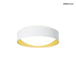 Lampada da parete e soffitto PREMIUM ARCHITEKTUR  30,8cm rotondo IP40, oro, bianco dimmerabile