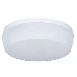 Lampada da parete e soffitto DLR7454A.1584DA rotondo, controllabile da DALI, resistente agli urti IP54, Bianco dimmerabile