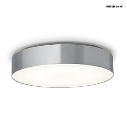 Dekorring fr LED Wand-/Deckenleuchte PREMIUM | ECO, 58,2cm, zylindrisch, direkt, Edelstahloptik titan