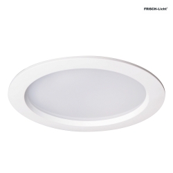 Downlight EDL2140A.1183DA rotondo, controllabile da DALI, medio IP54, bianco dimmerabile