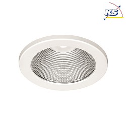 LED Einbau-Downlight, IP20, rund, Reflektor facettiert, wei,  17cm, 10W 4000K 1000lm 90