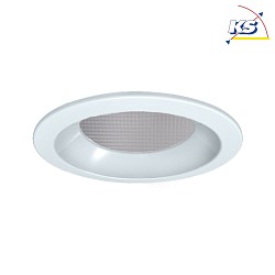 LED Recessed Downlight, 18W, 4000K, 1800lm, microprismatic, IP44, UGR < 19, DALI dimmable, white