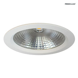 ceiling recessed luminaire 24,2 round IP44, white dimmable