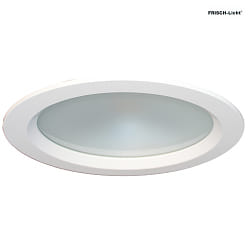ceiling recessed luminaire 24,2 round IP44, white dimmable