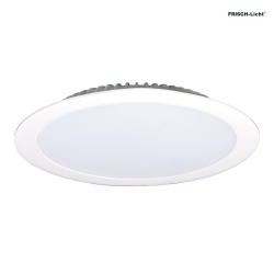 Downlight EDL2260A.4083DA piatto, controllabile da DALI IP44, bianco dimmerabile