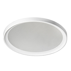 recessed luminaire  22,5cm round, switchable, microprismatic IP65, white  20W 2500lm 3000K 60 60