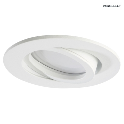 Downlight EDL5350AG.0683 rotondo, girevole GU10 IP20, alluminio spazzolato 