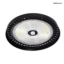 hall spot  300MM / 1-10V impact resistant, direct IP65, black dimmable