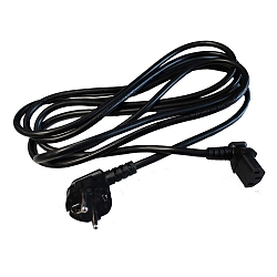 Optionales Kaltger�te-/ Anschlusskabel zu LED Office-Stehleuchte (Art.-Nr. STL 2063MP�), 300cm, schwarz