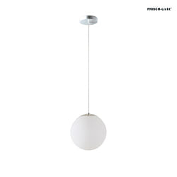 Luminaire  suspension 40 IP40, chrome, blanche gradable