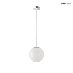 Luminaire  suspension 40 IP40, chrome, blanche gradable