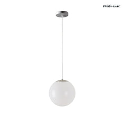 Luminaire  suspension 40 IP40, acier inoxydable bross, blanche gradable