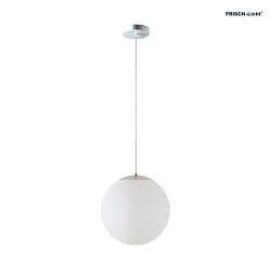 Luminaire  suspension 50 commutable IP40, chrome, blanche gradable