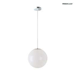 pendant luminaire 50 IP40, chrome, white dimmable