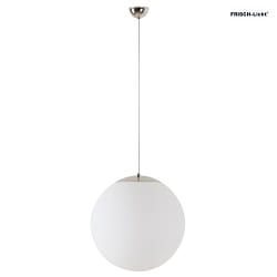 pendant luminaire 60 IP40, chrome, white dimmable