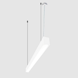 Barre lumineuse MICROPAL�, UGR<19 / 1407MM / 840 contr�lable par DALI, direct, avec kit de suspension IP40, blanche gradable