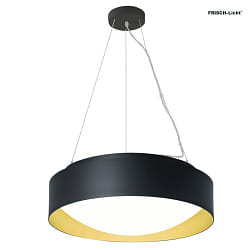 pendant luminaire PREMIUM ARCHITEKTUR  30,8cm IP20, gold, black dimmable