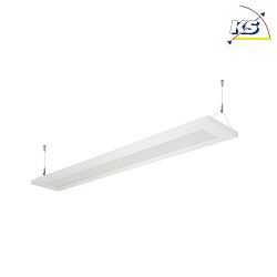 Luminaire  suspension PLN131860A.3883DA contrlable par DALI, direct / indirect IP20, blanche gradable