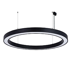 LED-Pendel-Ringleuchte, IP40 IK06, direkt, � 189cm, Multipower, 76-132W 3000/4000/6500K, UGR<19, schaltbar, wei�