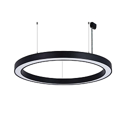 LED-Pendel-Ringleuchte, IP40 IK06, direkt / indirekt, � 98cm, Multipower, 46-82W 3000/4000/6500K, UGR<19, schaltbar, wei�