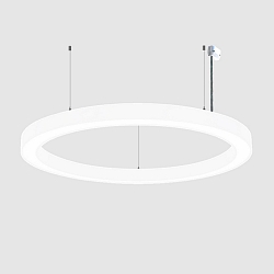 LED-Pendel-Ringleuchte, IP40 IK06, direkt / indirekt, � 133.5cm, DALI2, 119W 3000/4000/6500K, UGR<19, dimmbar, schwarz
