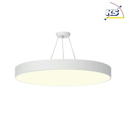 Luci a sospesione PLRZN7560MP.6383DA controllabile da DALI, diretto / indiretto, microprismatico IP40, bianco dimmerabile